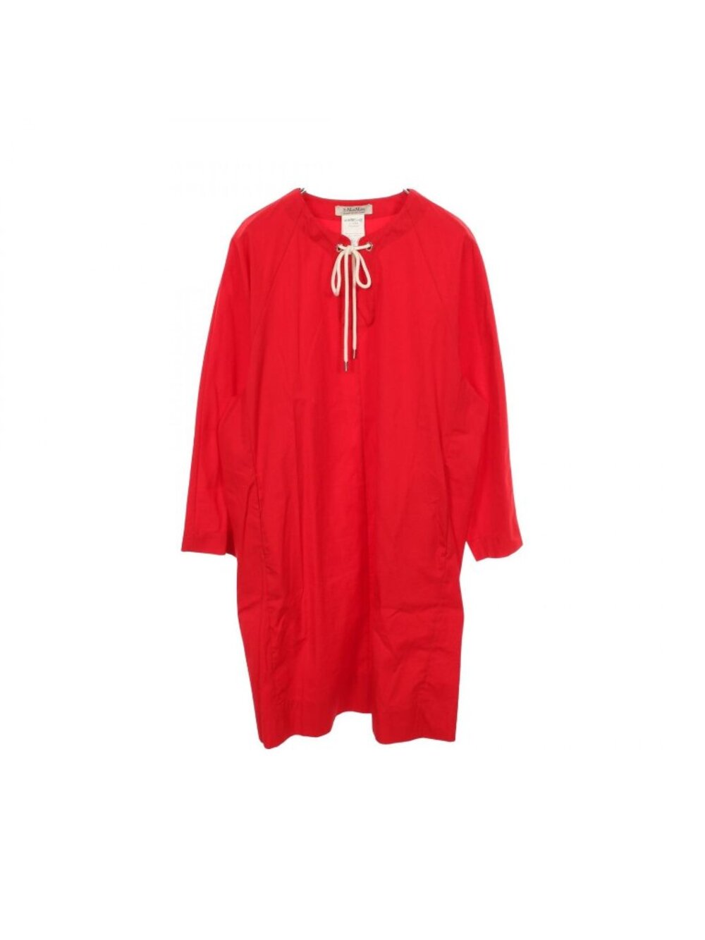 Max Mara S 'S Dress Long Sleeve Cotton